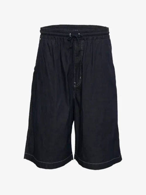Comme des Garçons Homme short à coutures contrastantes et lien de resserrage