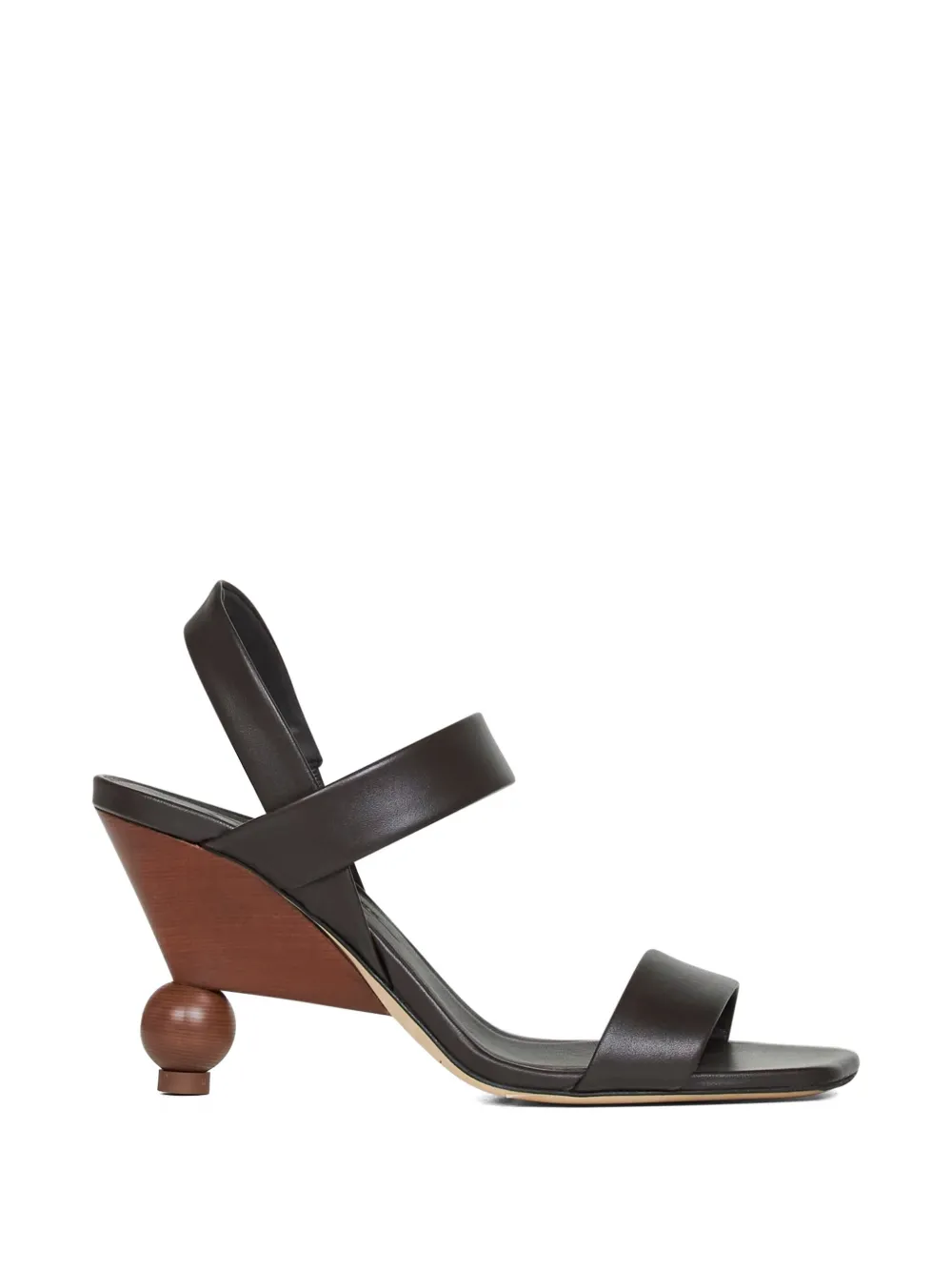 Weekend Max Mara square-toe heeled sandals Bruin