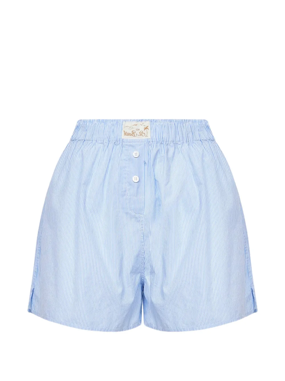 MC2 Saint Barth Gestreepte shorts Blauw