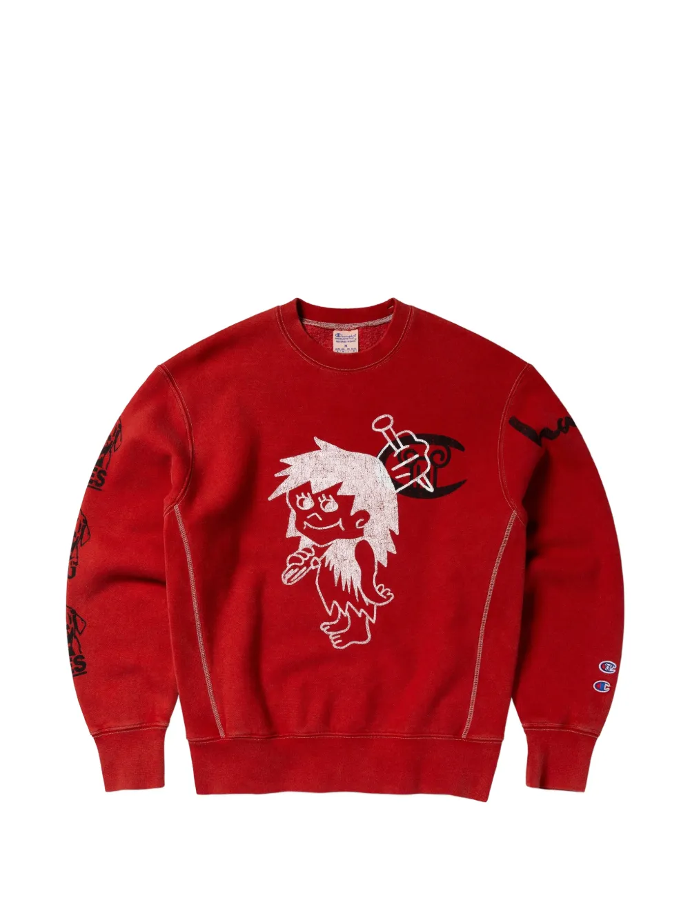 Champion graphic-print sweatshirt - Rosso