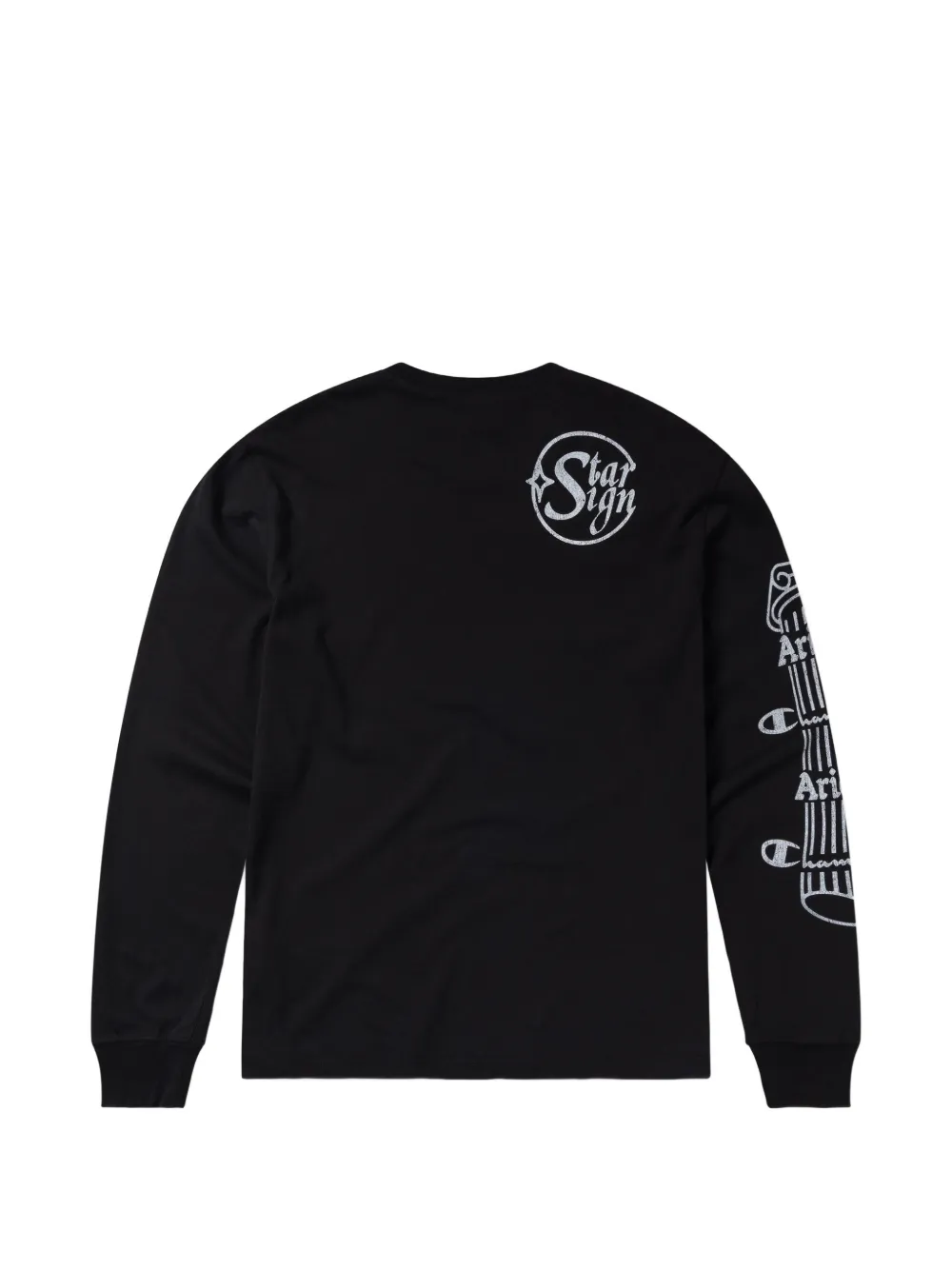 Champion x Aries sweater met grafische print Zwart