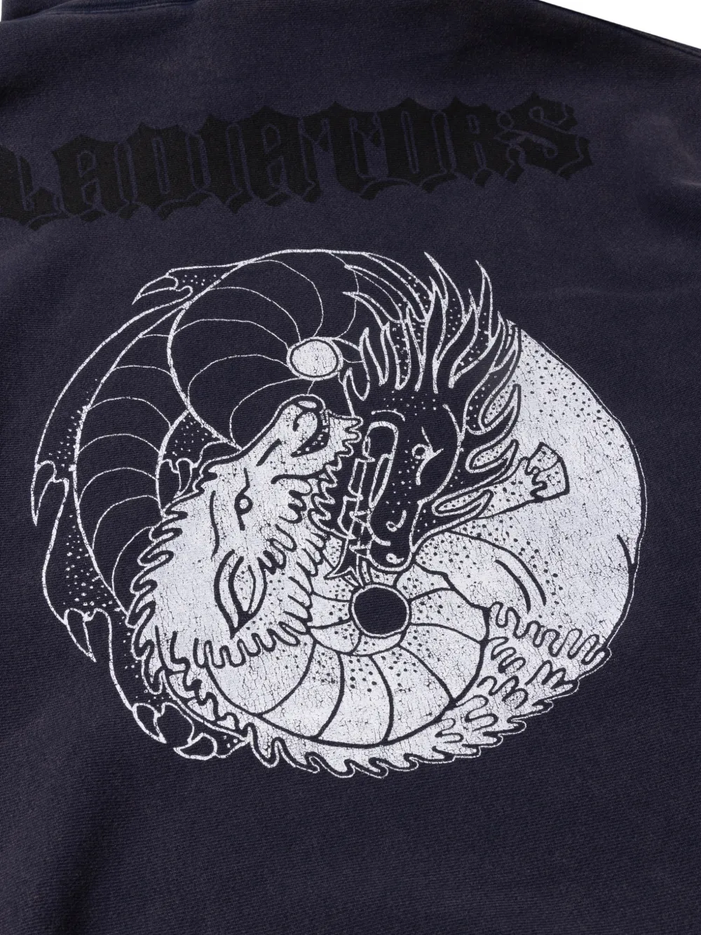 Champion x Aries hoodie met trekkoord en grafische print Blauw