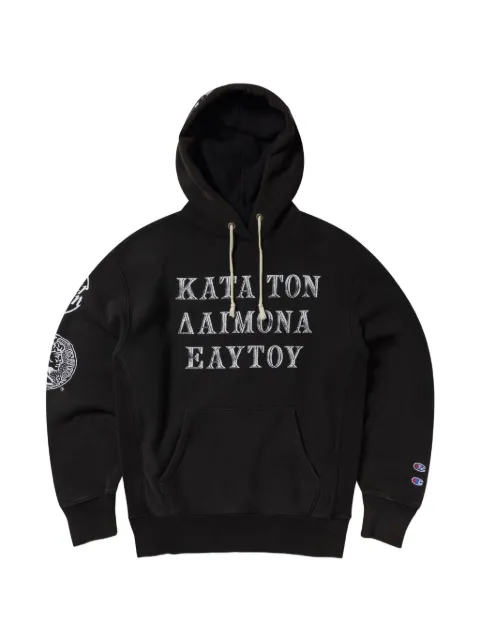 Champion graphic-print drawstring hoodie