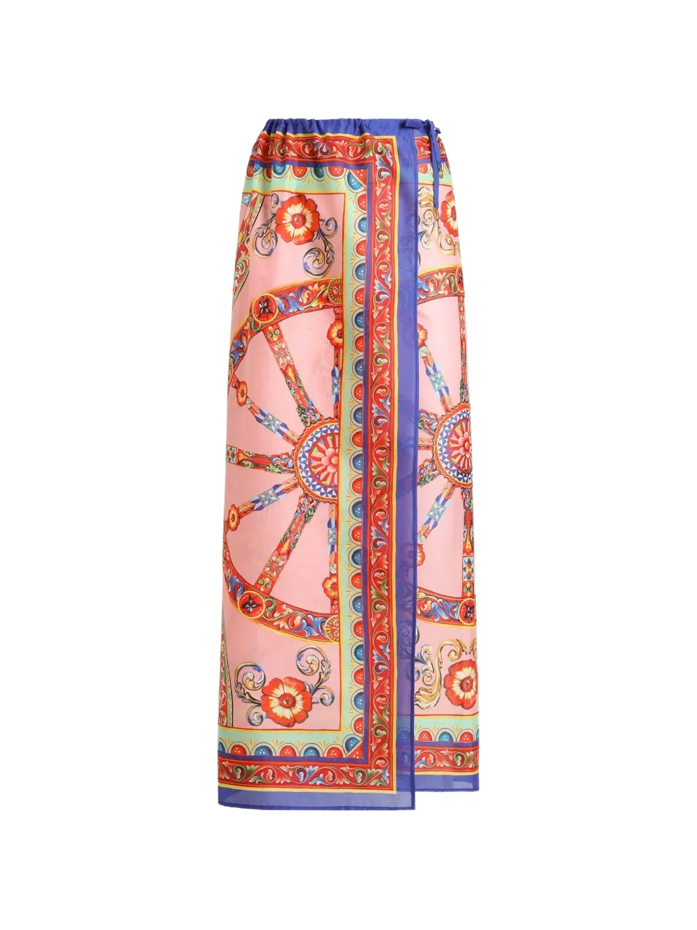 Dolce & Gabbana cotton Carreto-print sarong - Rosa