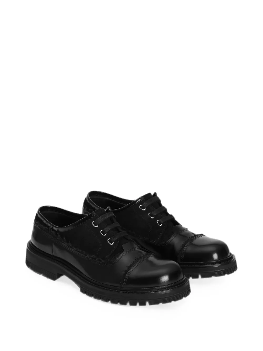 Dolce & Gabbana Derby veterschoenen Zwart