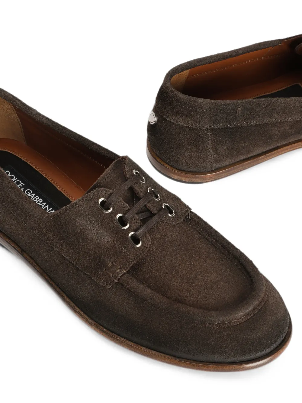 Dolce & Gabbana Derby shoes in split Bruin