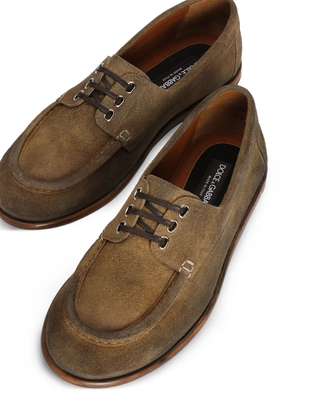 Dolce & Gabbana Derby shoes in split Bruin