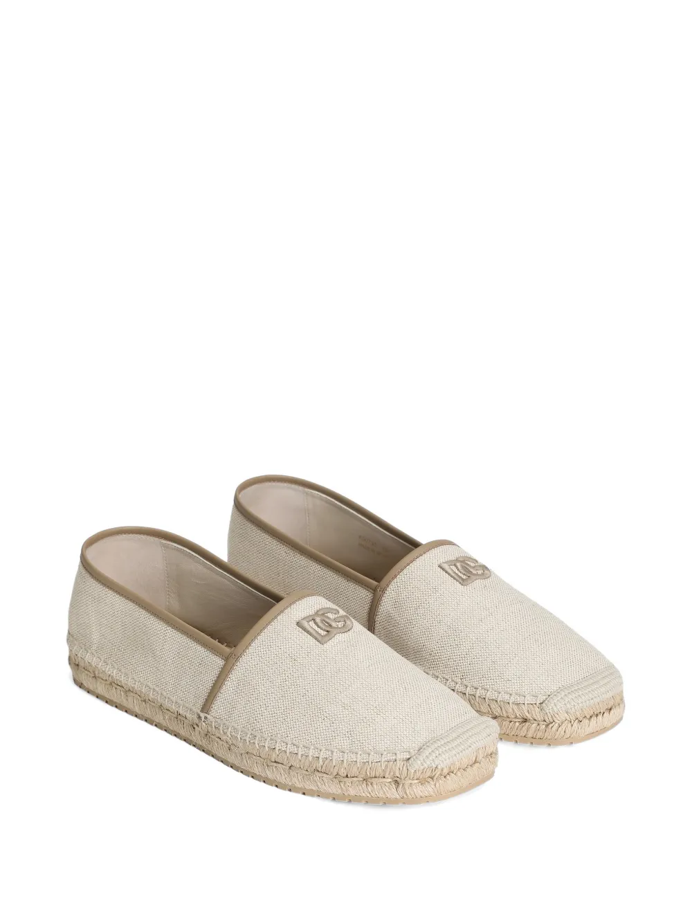 Dolce & Gabbana Canvas espadrilles Beige