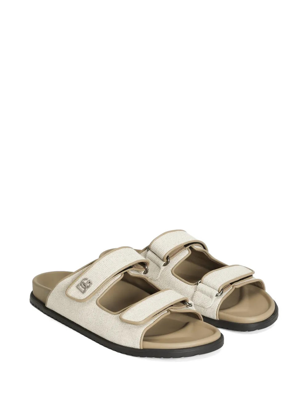 Dolce & Gabbana Canvas sandalen Wit