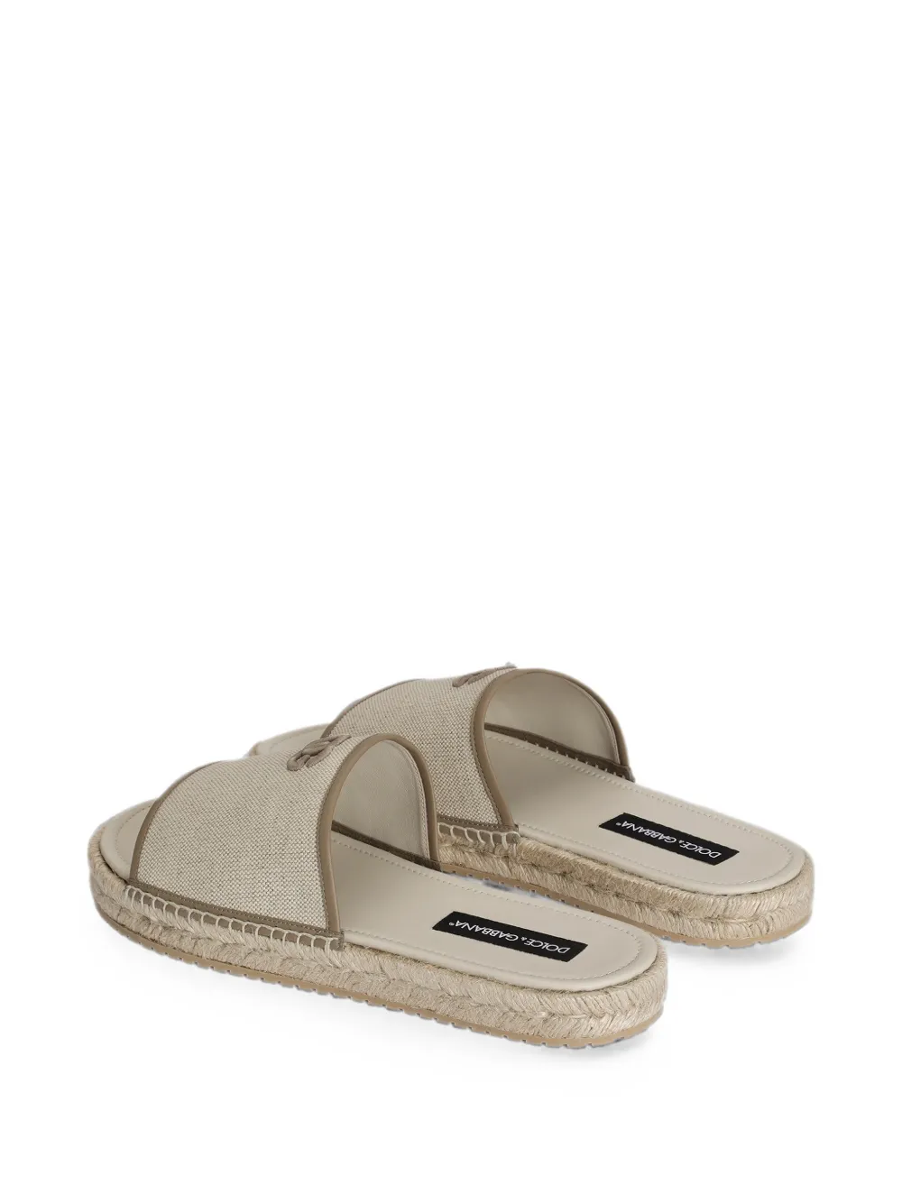 Dolce & Gabbana canvas espadrilles Beige