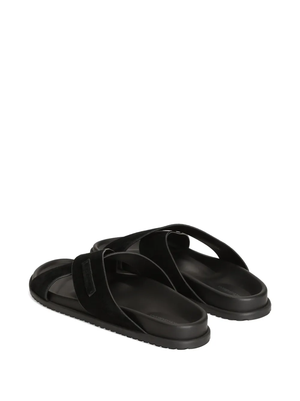 Dolce & Gabbana Sandalen in split Zwart