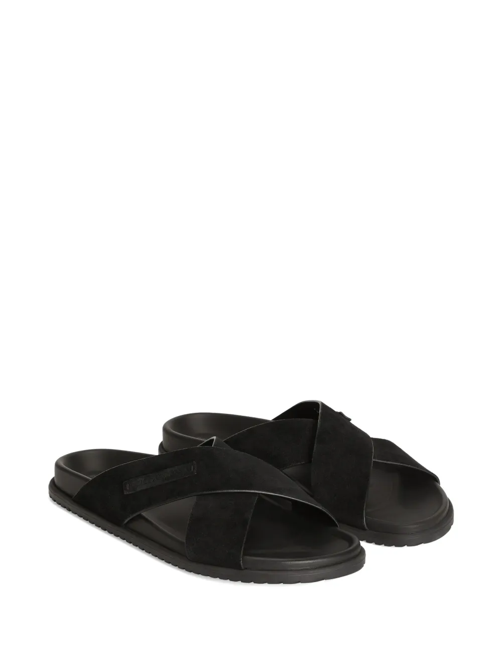 Dolce & Gabbana Sandalen in split Zwart