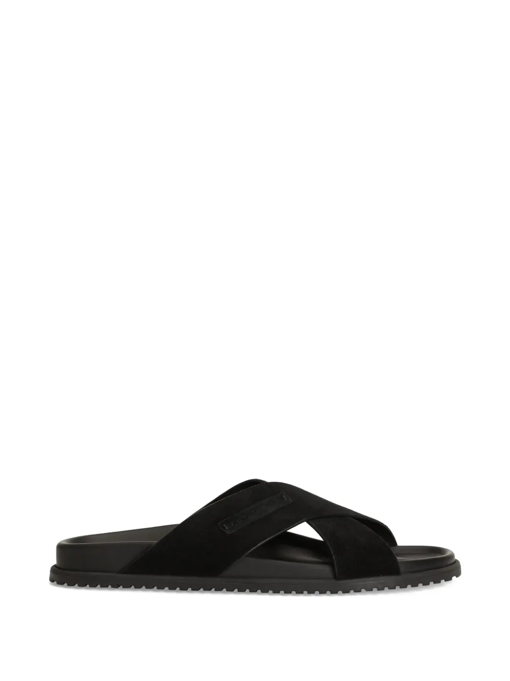Dolce & Gabbana sandals in split - Schwarz