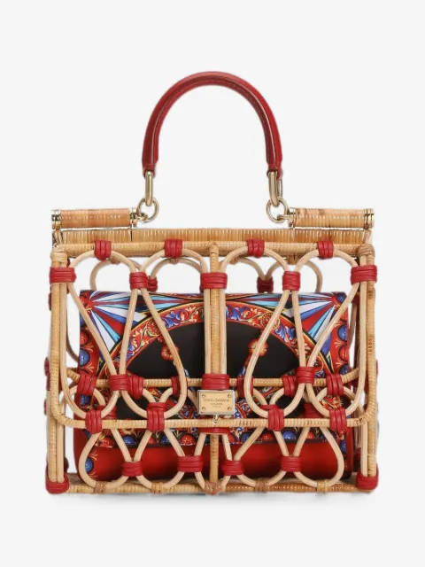 Dolce & Gabbana شنطة يد 'سيسيلي' مطرزة