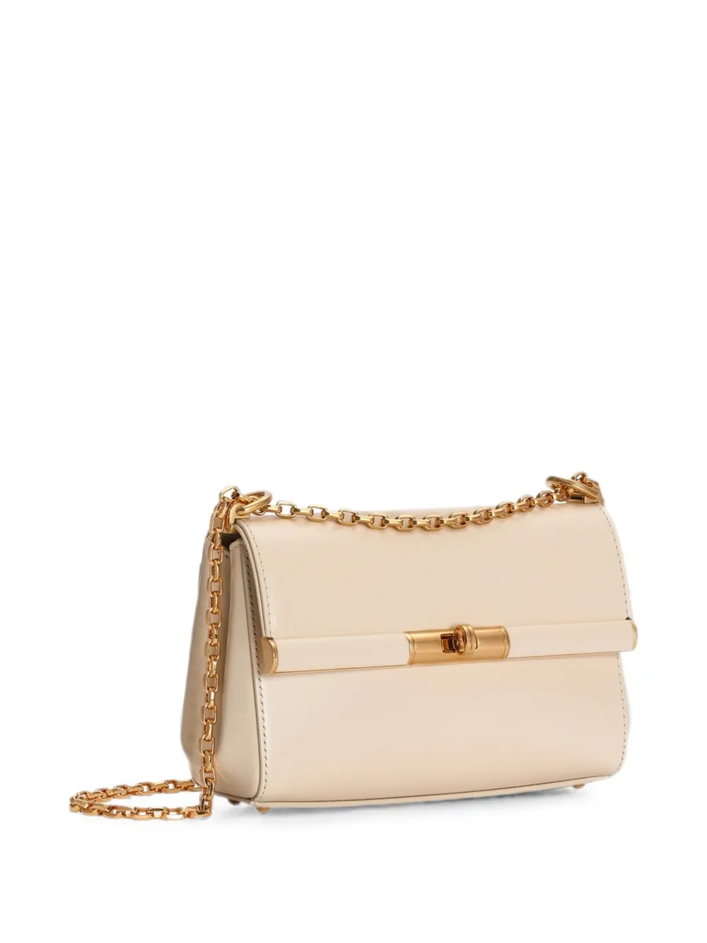 Dolce & Gabbana Marlene kalfsleren schoudertas Beige