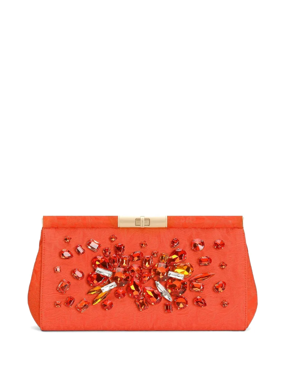 Dolce & Gabbana Borsa a spalla Marlene con ricamo - Arancione