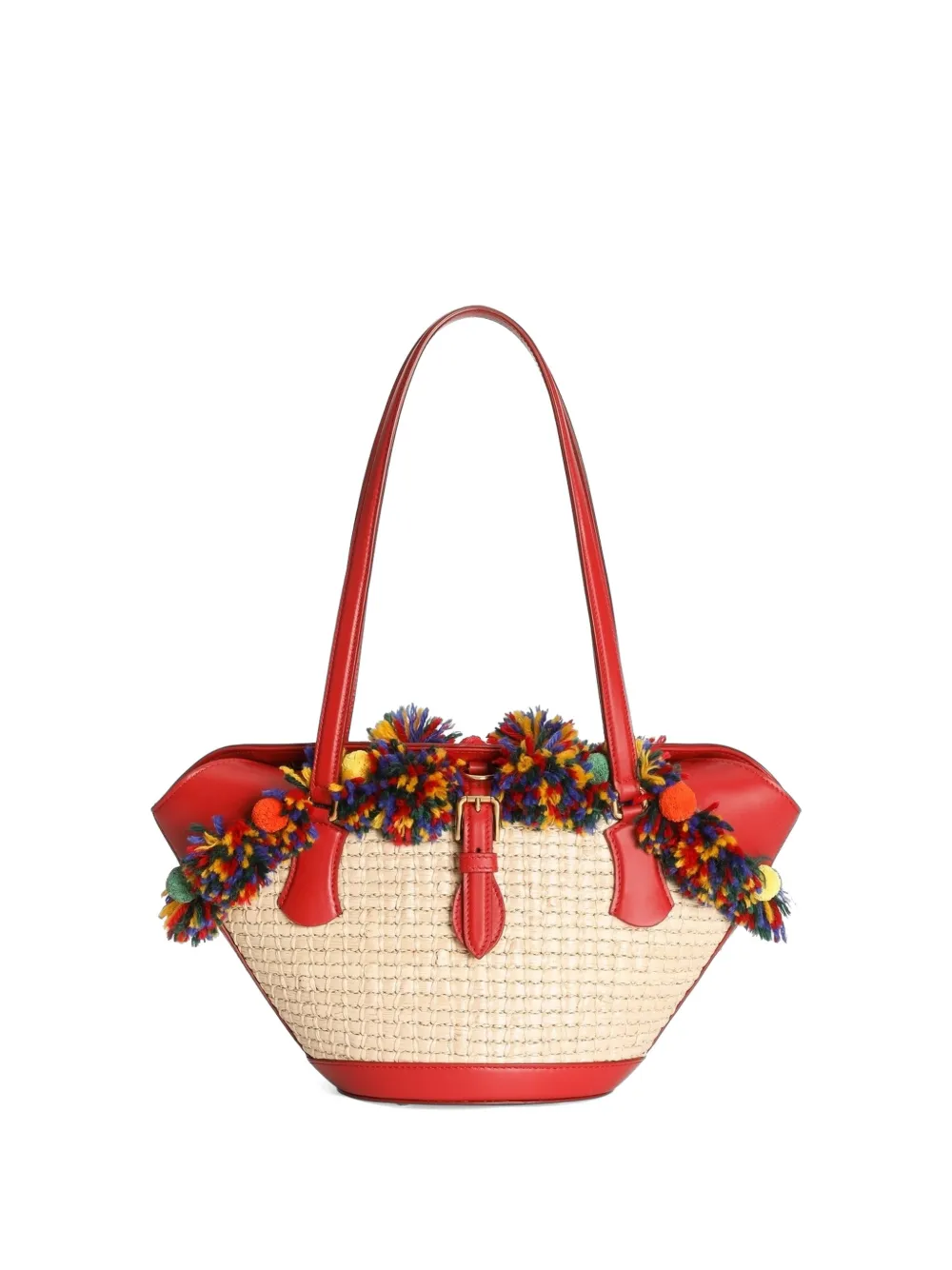 Dolce & Gabbana raffia coffa Capri bag - Neutrals