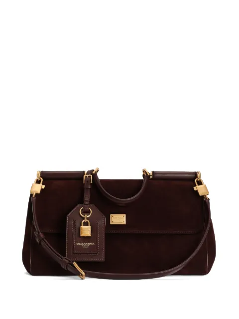 Dolce & Gabbana My Sicily medium handtas van kalfsleer met split