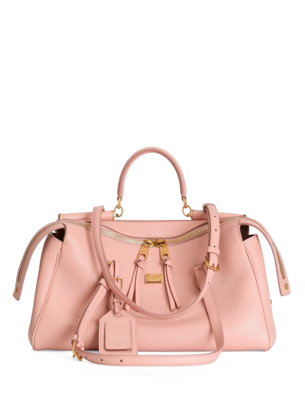 Dolce & Gabbana medium Vittoria handbag in calfskin - Rosa