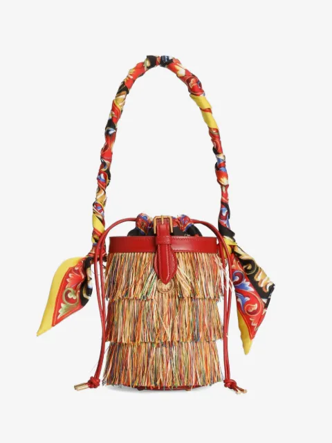 Dolce & Gabbana сумка-ведро Capri из рафии