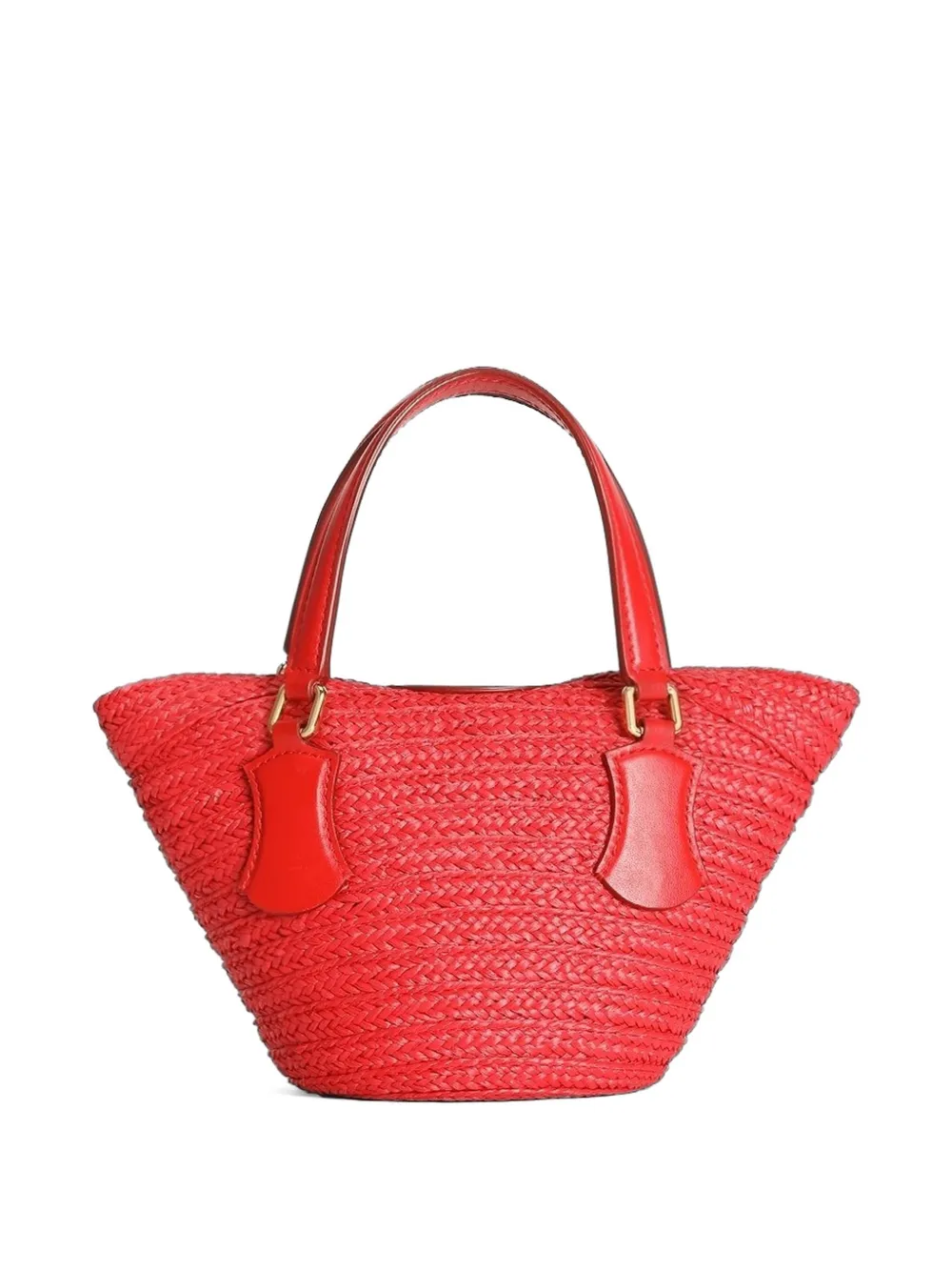 Dolce & Gabbana Capri raffia koffietas Rood