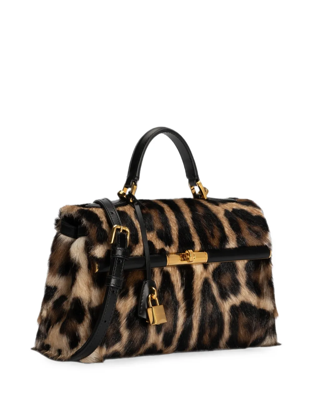 Dolce & Gabbana Marlene leren handtas Beige