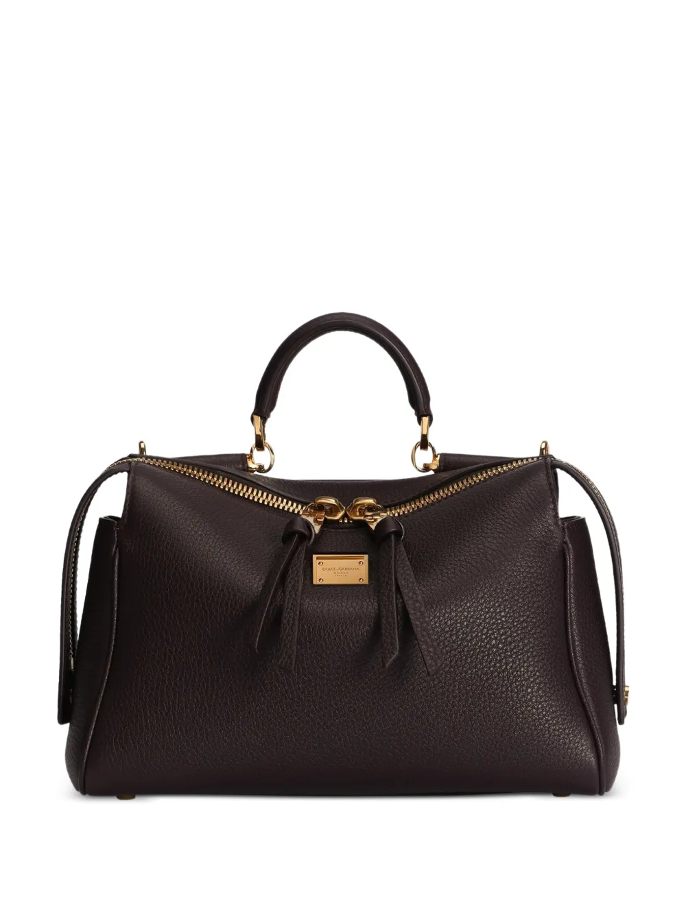 Dolce & Gabbana Vittoria handbag in calfskin - Rot