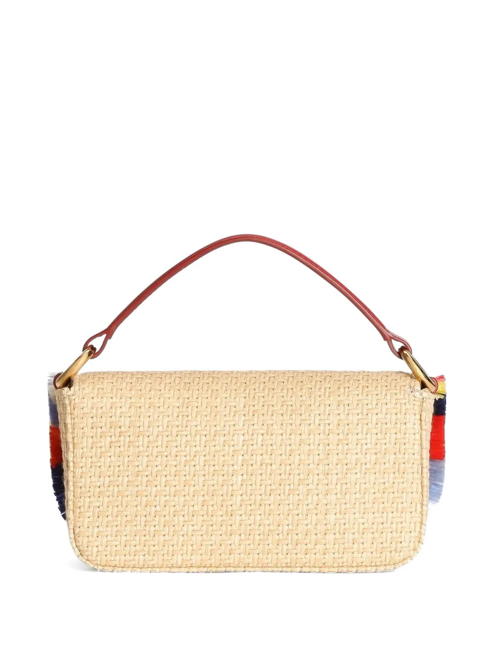 Dolce & Gabbana 3.5 schoudertas in raffia Beige