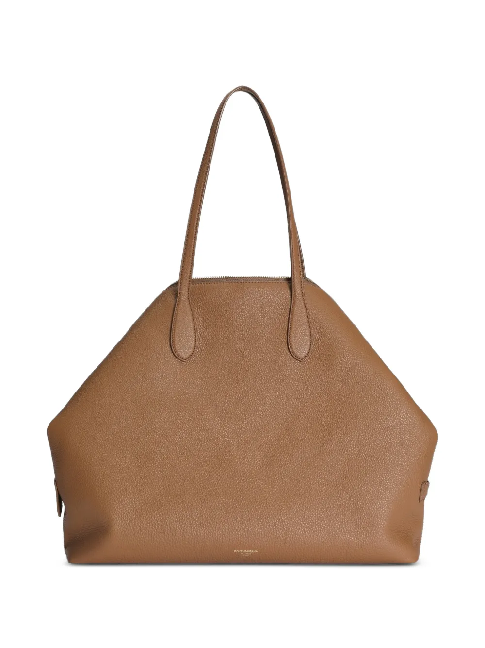 Dolce & Gabbana Vittoria kalfsleren schoudertas Beige