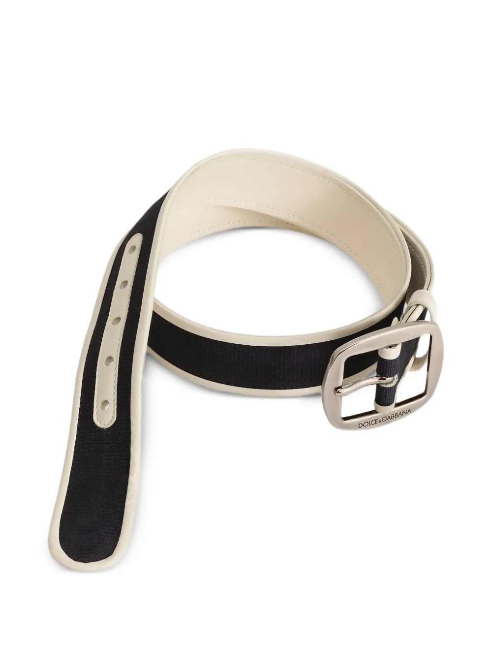 Dolce & Gabbana Canvas riem Zwart