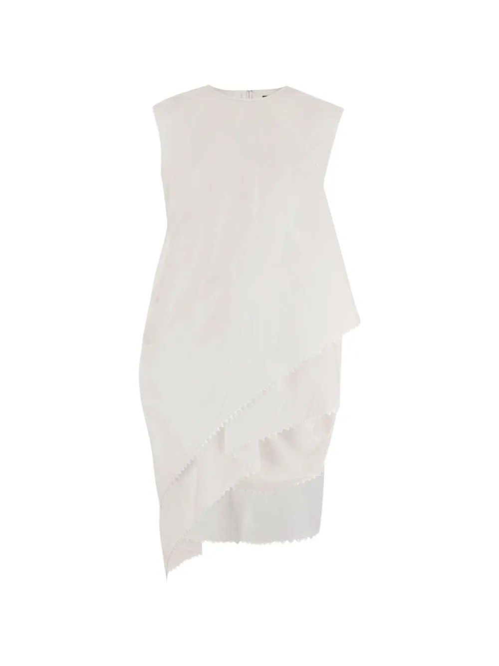 Jacquemus Traversin layered mini dress - Bianco