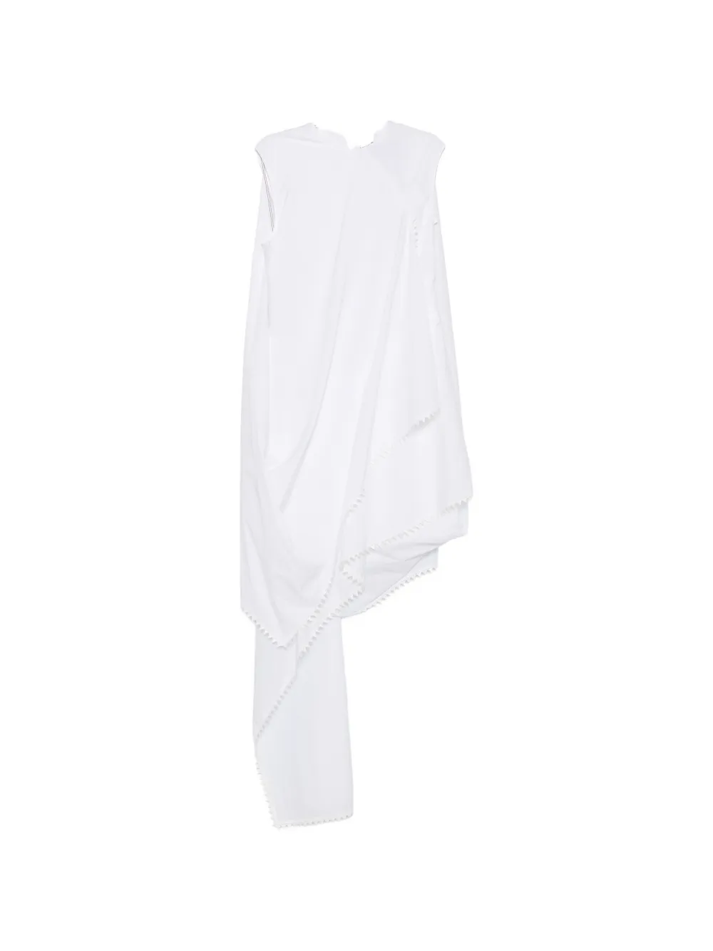 Jacquemus Traversin layered mini dress - Bianco