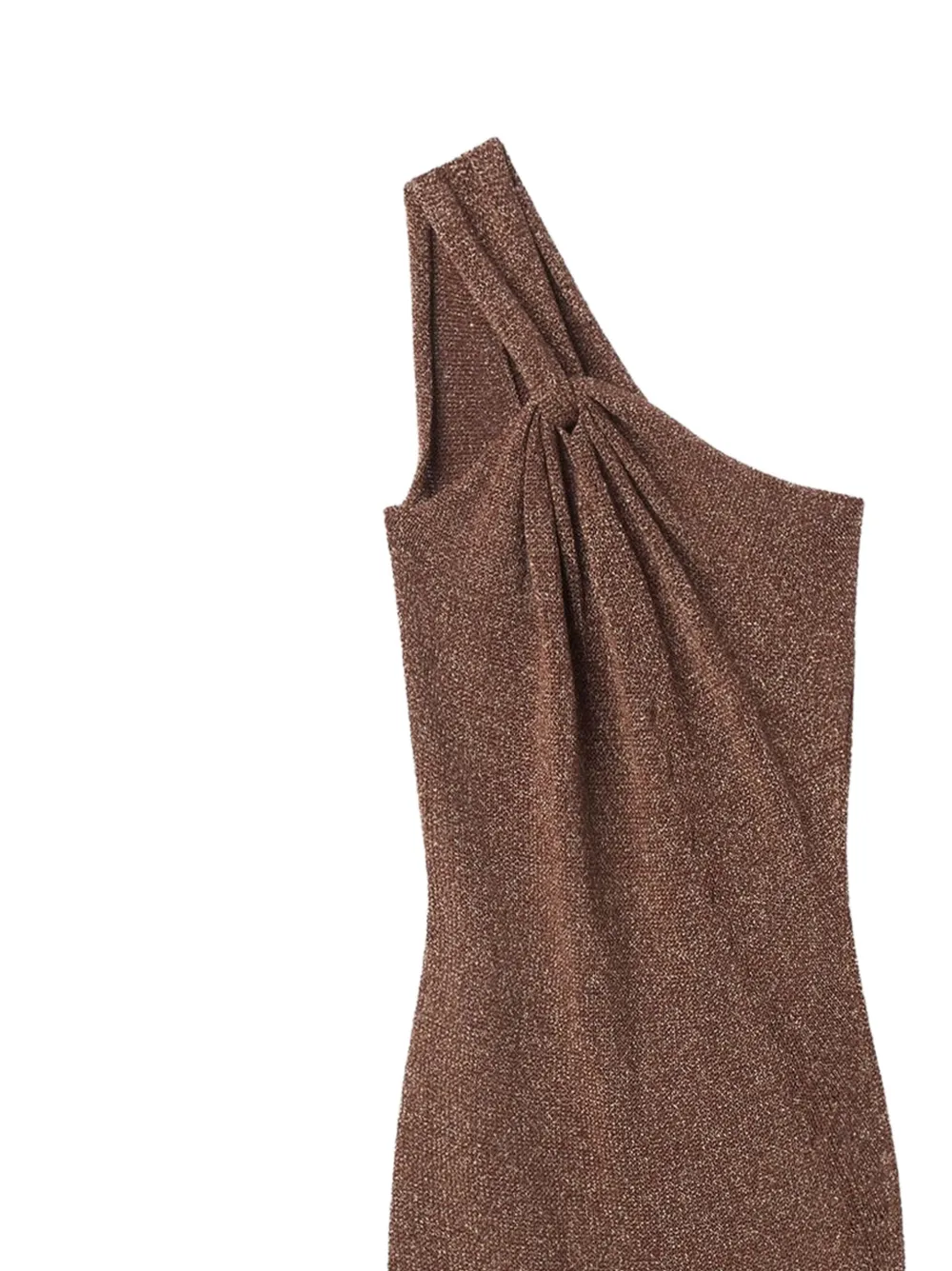 A.L.C. Mimi midi-jurk met geknoopt detail Bruin