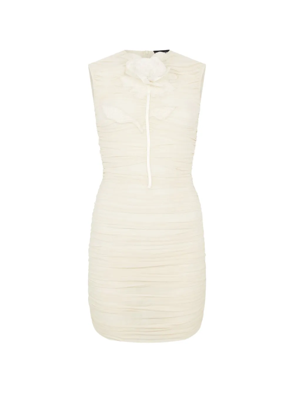 David Koma ruched mini dress - Toni neutri