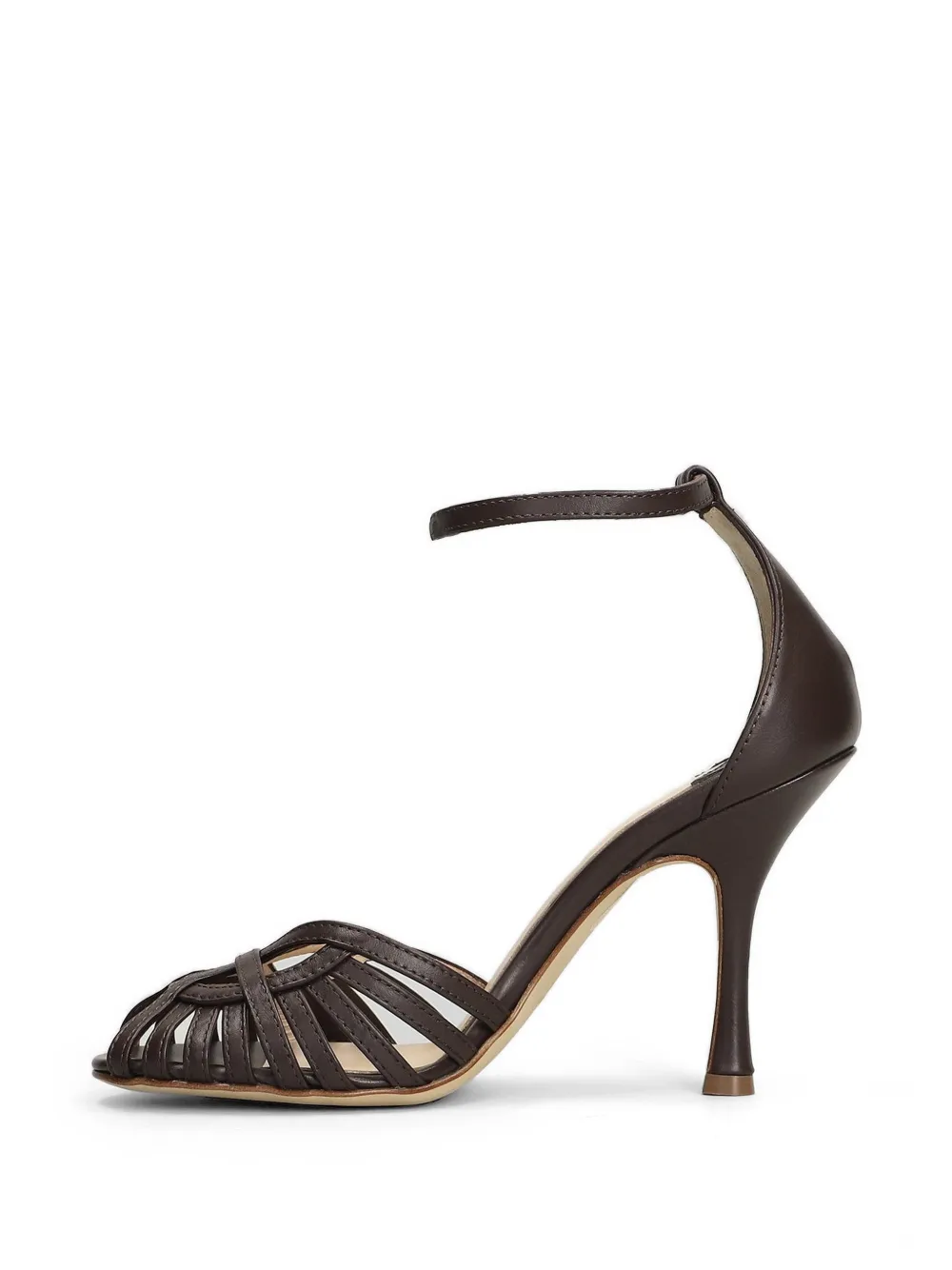 Anna F. caged buckle-fastening sandals Bruin