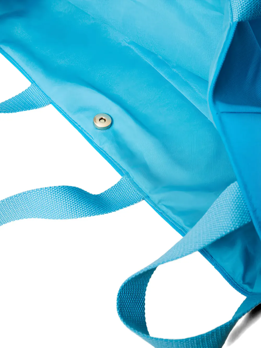 TWINSET Canvas shopper met logo-print Blauw