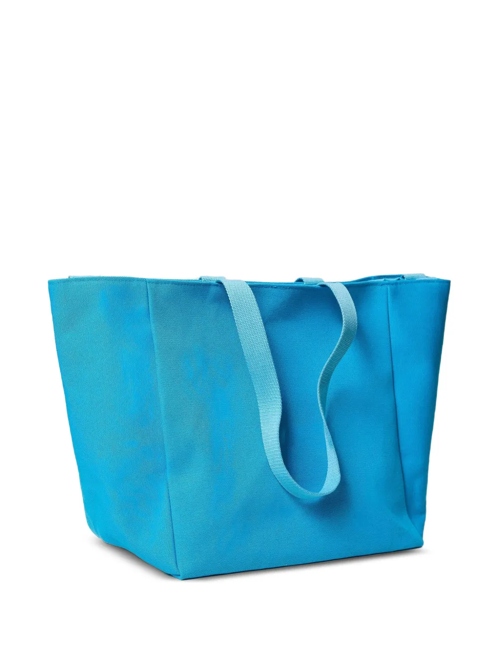 TWINSET Canvas shopper met logo-print Blauw