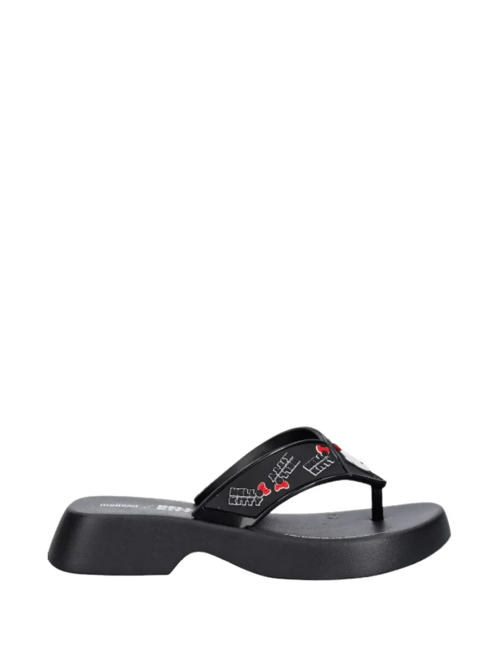 Melissa x Hello Kitty Flatform sandals - Nero