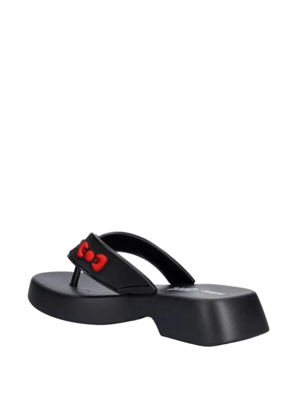 Melissa x Hello Kitty Flatform sandals Zwart