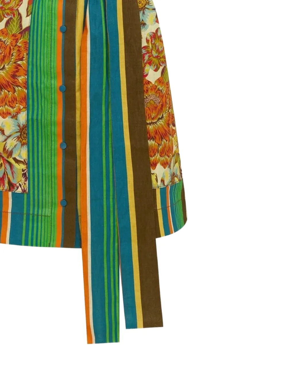 ALEMAIS Charlie mini-jurk met bloemenprint Groen