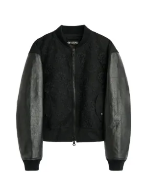 Jil Sander ジップアップ レザージャケット | ブラック | FARFETCH JP