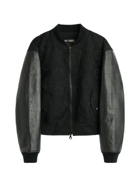 OUR LEGACY Stage lace-panelled bomber jacket