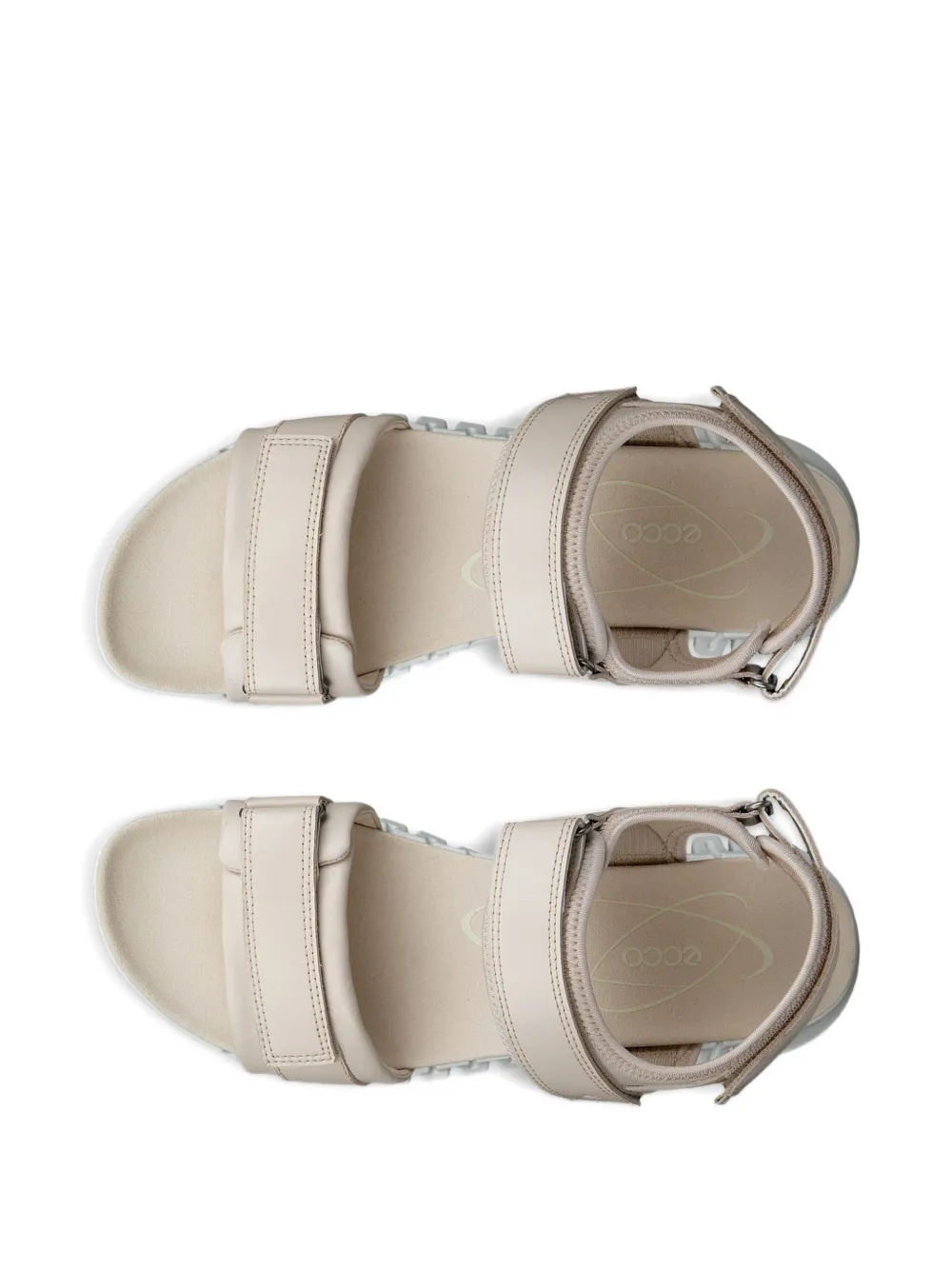 ECCO Sandalen met klittenband Beige