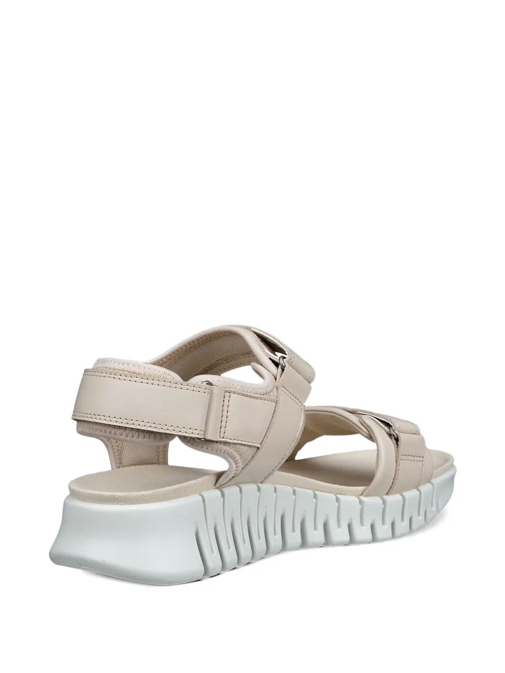 ECCO Sandalen met klittenband Beige