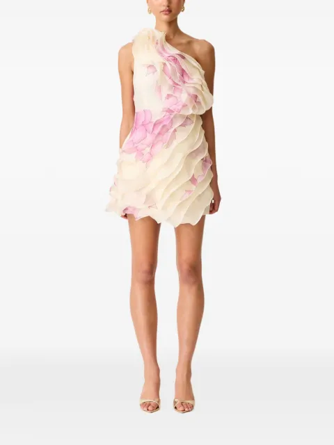 ELLIATT Rova floral-print ruffled mini dress
