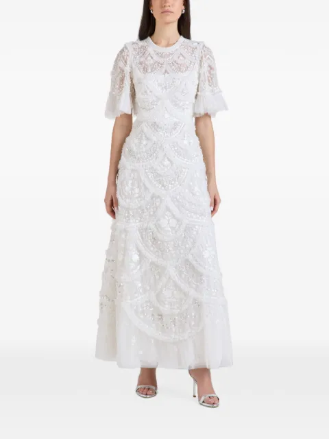 Needle & Thread Carmen sequin-embellished maxi dress