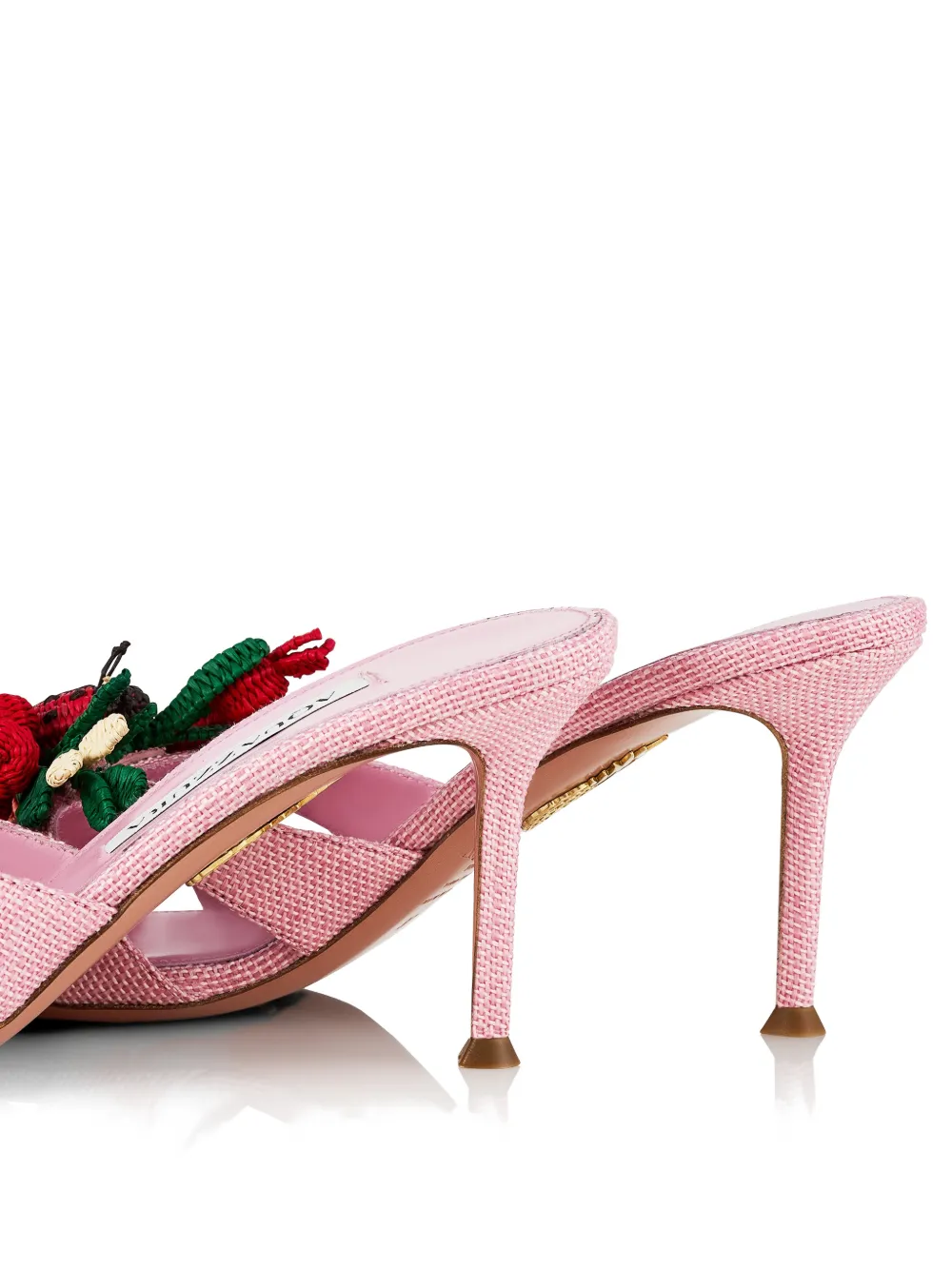 Aquazzura Botanica heeled sandals Roze