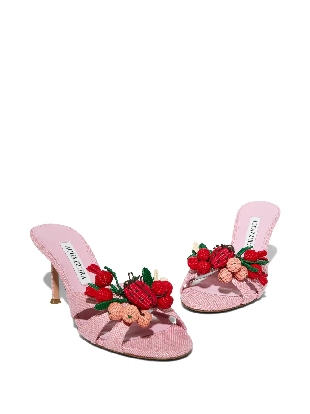 Aquazzura Botanica heeled sandals Roze