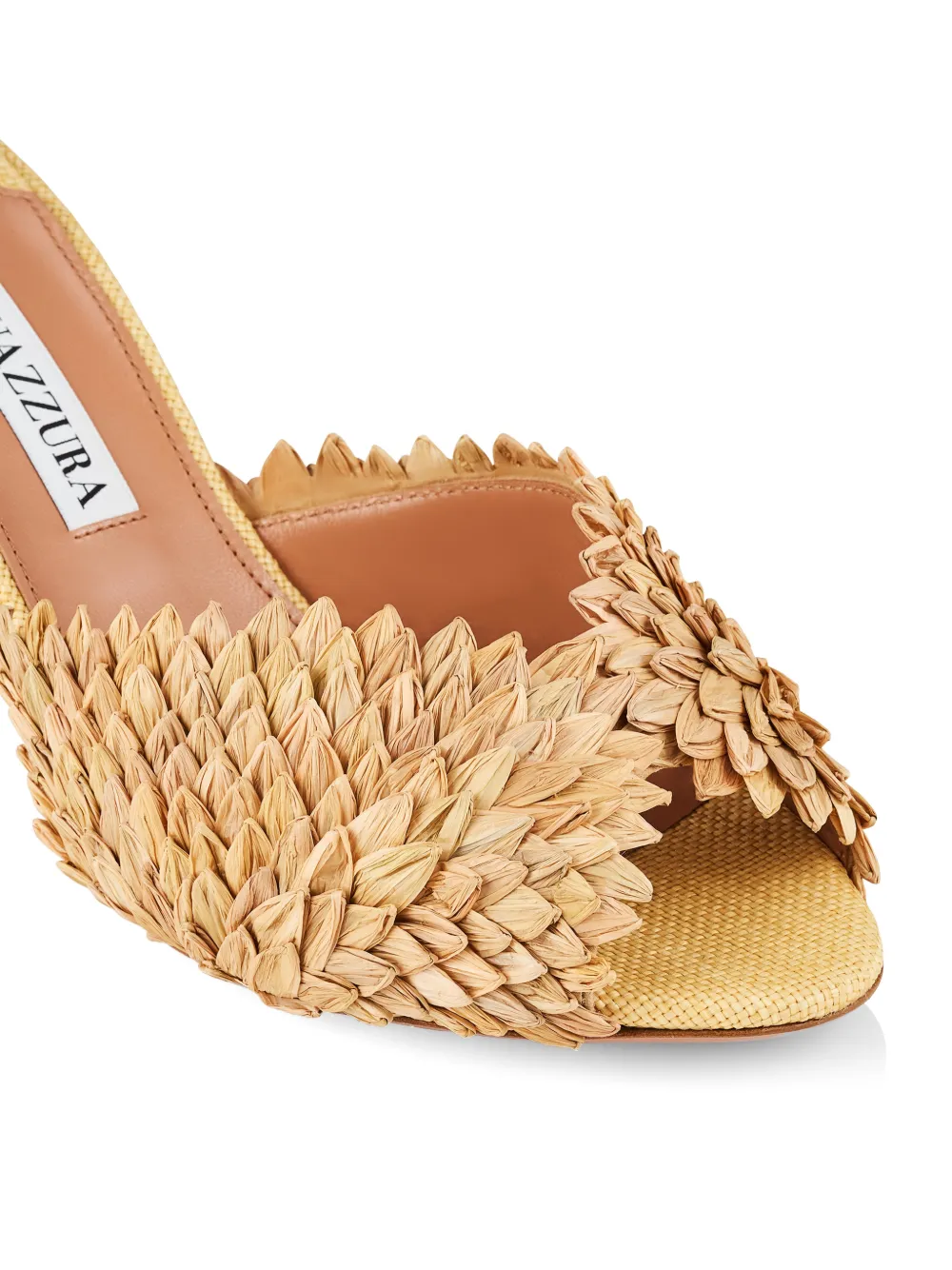 Aquazzura Rio Flirt heeled sandals Beige