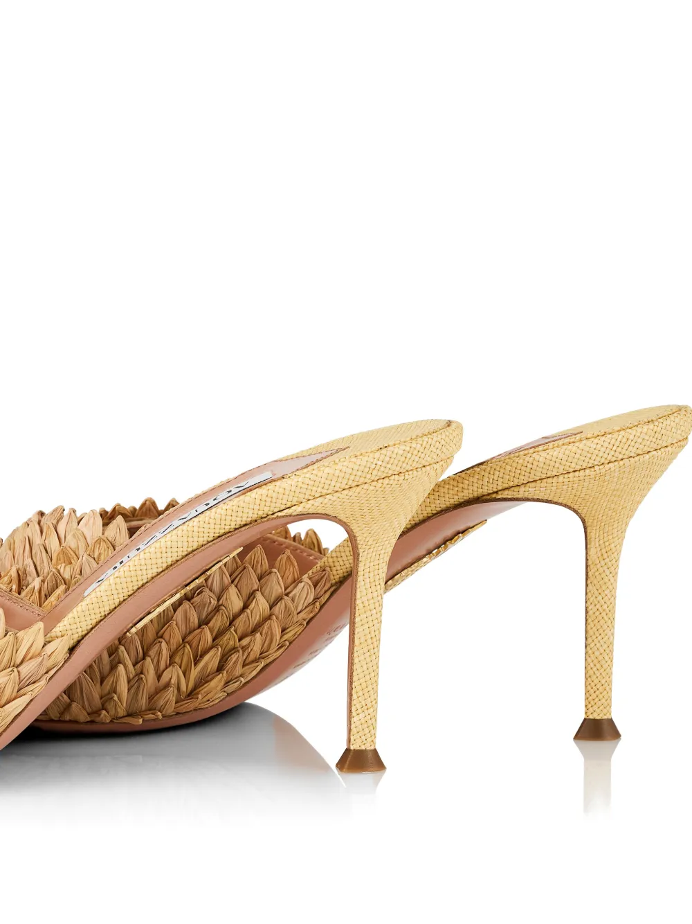 Aquazzura Rio Flirt heeled sandals Beige